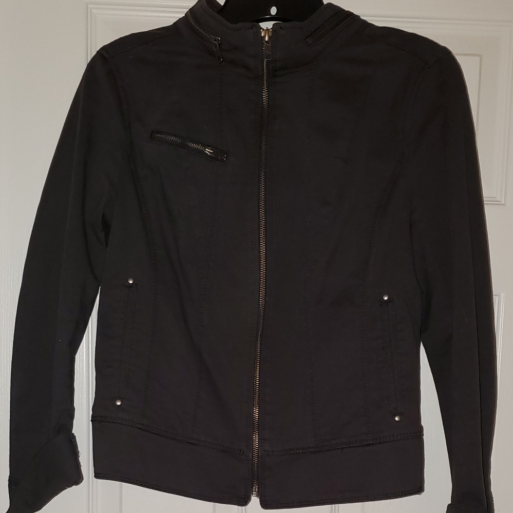 2/$15 Size 4 Express cropped canvas jacket - Picture 1 of 4